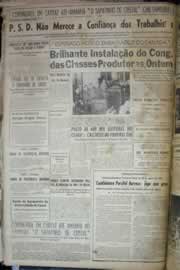 Página do jornal Correio do Ceará de julho de 1958