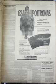 Página do jornal Correio do Ceará de julho de 1958