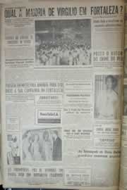 Página do jornal Correio do Ceará de julho de 1958