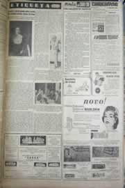 Página do jornal Correio do Ceará de julho de 1958