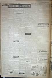 Página do jornal Correio do Ceará de julho de 1958
