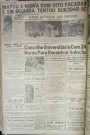 Página do jornal Correio do Ceará de julho de 1958