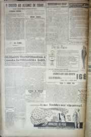 Página do jornal Correio do Ceará de agosto de 1958