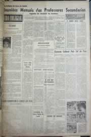 Página do jornal Correio do Ceará de agosto de 1958