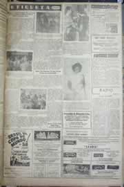 Página do jornal Correio do Ceará de agosto de 1958