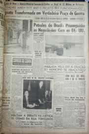 Página do jornal Correio do Ceará de agosto de 1958