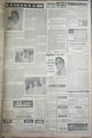 Página do jornal Correio do Ceará de agosto de 1958