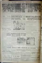 Página do jornal Correio do Ceará de agosto de 1958