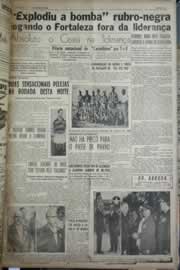 Página do jornal Correio do Ceará de agosto de 1958