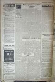 Página do jornal Correio do Ceará de agosto de 1958