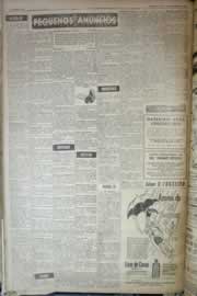 Página do jornal Correio do Ceará de setembro de 1958