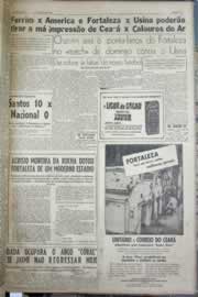 Página do jornal Correio do Ceará de setembro de 1958