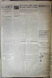 Página do jornal Correio do Ceará de setembro de 1958