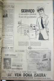 Página do jornal Correio do Ceará de setembro de 1958