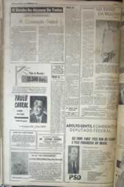Página do jornal Correio do Ceará de setembro de 1958