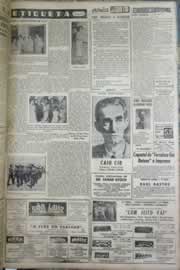 Página do jornal Correio do Ceará de setembro de 1958