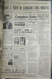 Página do jornal Correio do Ceará de setembro de 1958