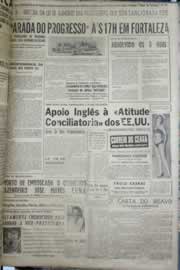 Página do jornal Correio do Ceará de setembro de 1958