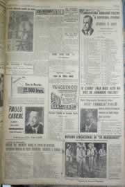 Página do jornal Correio do Ceará de setembro de 1958