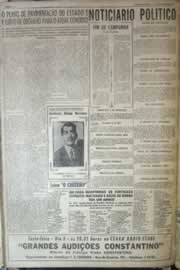 Página do jornal Correio do Ceará de setembro de 1958
