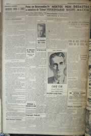 Página do jornal Correio do Ceará de setembro de 1958