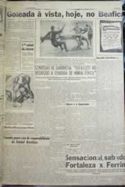 Página do jornal Correio do Ceará de outubro de 1958