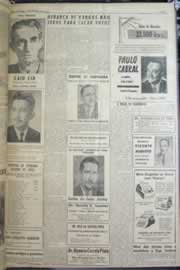 Página do jornal Correio do Ceará de outubro de 1958