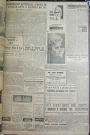 Página do jornal Correio do Ceará de outubro de 1958
