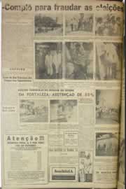 Página do jornal Correio do Ceará de outubro de 1958