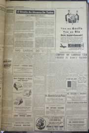 Página do jornal Correio do Ceará de outubro de 1958