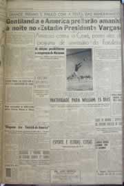 Página do jornal Correio do Ceará de outubro de 1958