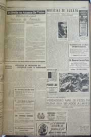Página do jornal Correio do Ceará de outubro de 1958