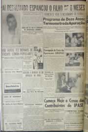 Página do jornal Correio do Ceará de outubro de 1958