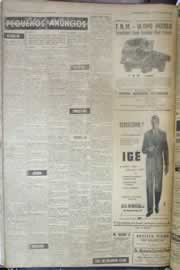 Página do jornal Correio do Ceará de outubro de 1958