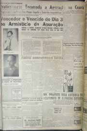 Página do jornal Correio do Ceará de outubro de 1958