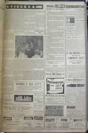 Página do jornal Correio do Ceará de outubro de 1958