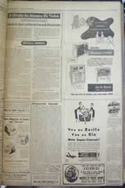 Página do jornal Correio do Ceará de outubro de 1958