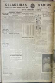 Página do jornal Correio do Ceará de outubro de 1958