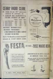 Página do jornal Correio do Ceará de outubro de 1958