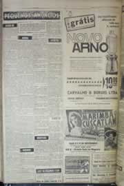 Página do jornal Correio do Ceará de outubro de 1958