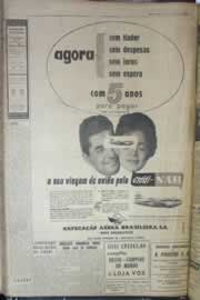 Página do jornal Correio do Ceará de novembro de 1958