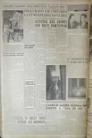 Página do jornal Correio do Ceará de novembro de 1958
