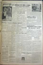 Página do jornal Correio do Ceará de dezembro de 1958