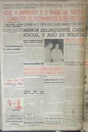 Página do jornal Correio do Ceará de dezembro de 1958
