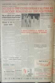Página do jornal Correio do Ceará de dezembro de 1958