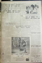 Página do jornal Correio do Ceará de dezembro de 1958