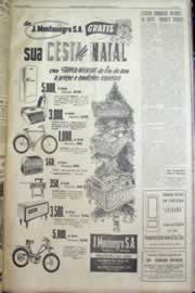 Página do jornal Correio do Ceará de dezembro de 1958