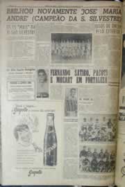 Página do jornal Correio do Ceará de dezembro de 1958