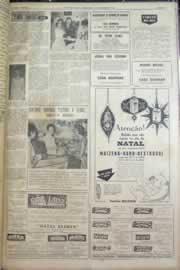 Página do jornal Correio do Ceará de dezembro de 1958