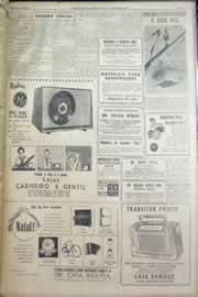 Página do jornal Correio do Ceará de dezembro de 1958